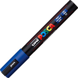 Uni-Ball Posca Paint Marker - Medium Marker Point - Blue Water Based, Pigment-based Ink - 6 / Pack