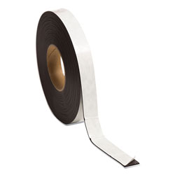 U Brands Magnetic Adhesive Tape Roll, 1 in x 50 ft, Black, 1/Roll