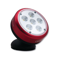 Ullman LED Magnetic Rotating Work Light, 375 Lumens, 6 SMD, 3 AAA Batteries Included