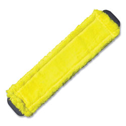 Unger SmartColor MicroMop 15.0, Microfiber, Heavy-Duty, 16 x 5, Yellow, 5/Pack