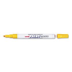 uni®-Paint Permanent Marker, Fine Bullet Tip, Yellow