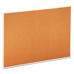 Universal Cork Bulletin Board, 48 x 36, Natural Surface, Aluminum Frame (UNV43614)