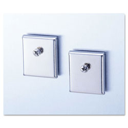 Universal Cubicle Accessory Mounting Magnets, Silver, 2/Set (UNV08172)