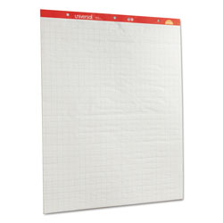 Universal Easel Pads/Flip Charts, Quadrille Rule (1 sq/in), 27 x 34, White, 50 Sheets, 2/Carton (UNV35602)