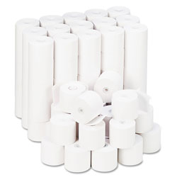 Universal Impact and Inkjet Print Bond Paper Rolls, 0.5 in Core, 2.25 in x 165 ft, White, 100/Carton