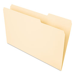 Universal Interior File Folders, 1/3-Cut Tabs: Assorted, Legal Size, 9.5-pt Manila, 100/Box (UNV15213)