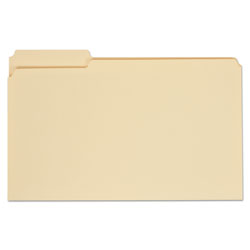 Universal Top Tab File Folders, 1/3-Cut Tabs: Assorted, Legal Size, 0.75" Expansion, Manila, 100/Box (UNV15113)