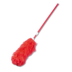 Boardwalk Lambswool Extendable Duster, Plastic Handle Extends 35 in to 48 in, Assorted Colors