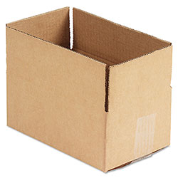 Universal Fixed-Depth Corrugated Shipping Boxes, Regular Slotted Container (RSC), 6 in x 10 in x 4 in, Brown Kraft, 25/Bundle