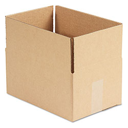 Universal Fixed-Depth Corrugated Shipping Boxes, Regular Slotted Container (RSC), 8 in x 12 in x 6 in, Brown Kraft, 25/Bundle