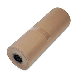 Universal High-Volume Mediumweight Wrapping Paper Roll, 40 lb Wrapping Weight Stock, 24 in x 900 ft, Brown
