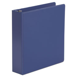 Universal Economy Non-View Round Ring Binder, 3 Rings, 2 in Capacity, 11 x 8.5, Royal Blue