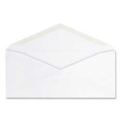 Universal Business Envelope, #10, Commercial Flap, Gummed Closure, 4.25 x 9.63, White, 125/Box