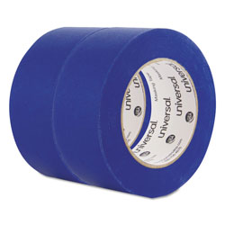 Universal Premium Blue Masking Tape with UV Resistance, 3 in Core, 48 mm x 54.8 m, Blue, 2/Pack