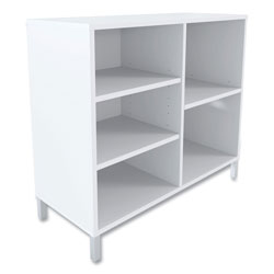 Union & Scale™ Essentials Laminate Bookcase, Five-Shelf, 36 x 15 x 31.6, White