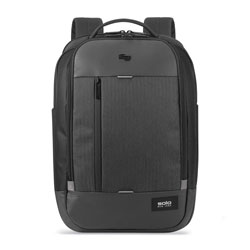 Solo Magnitude Backpack, For 17.3 in Laptops, 12.5 x 6 x 18.5, Black Herringbone