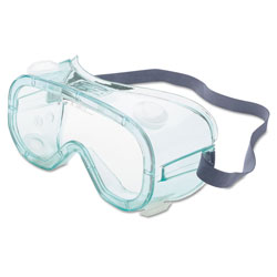 Sperian A610S Safety Goggles, Indirect Vent, Green-Tint Fog-Ban Lens
