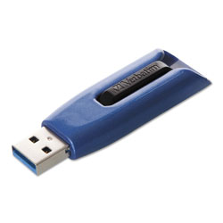 Verbatim V3 Max USB 3.0 Flash Drive, 256 GB, Blue