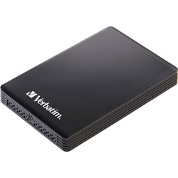 Verbatim 256GB Vx460 External SSD, USB 3.1 Gen 1 - Black - Notebook Device Supported - USB 3.1 (Gen 1) - 2 Year Warranty - 1 Pack