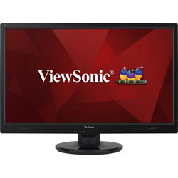 Viewsonic LED Monitor, Widescreen, 20-1/10 inWx7-4/5 inDx14-2/5 inH, Black
