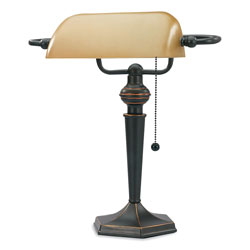 Victory Light Incandescent Desk Lamp, 6.5 x 6.5 x 16, Oil Rubbed Bronze
