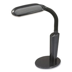 Victory Light CFL Compact-Fluorescent Desk Lamp with Gooseneck Arm, 19 in to 23 in High, Black