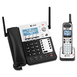 Vtech SB67138 DECT 6.0 Phone/Answering System, 4 Line, 1 Corded/1 Cordless Handset (ATT-SB67138)