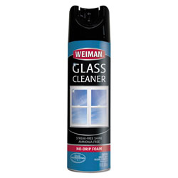 Weiman Products Foaming Glass Cleaner, 19 oz Aerosol Can