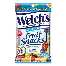 Welch's® Fruit Snacks, Mixed Fruit, 5 oz Pouch, 12/Carton