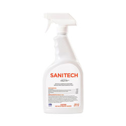 Whoosh! Sanitech Cleaning Kit, Fragrance-Free, 32 oz Spray Bottle and Microfiber Cloth