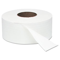 Windsoft Jumbo Roll Bath Tissue, Septic Safe, 2 Ply, White, 3.4" x 1000 ft, 12 Rolls/Carton (WIN202)