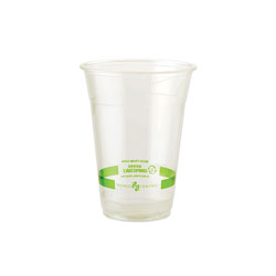 World Centric Clear Cold Cups, 16 oz, Clear, 1,000/Carton