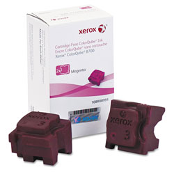 Xerox 108R00991 Solid Ink Stick, 4200 Page-Yield, Magenta, 2/Box