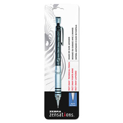 Zebra Pen Zensations Tect 2way 1000 Technical Pencil, 0.7 mm, HB (#2), Black Lead, Black Barrel