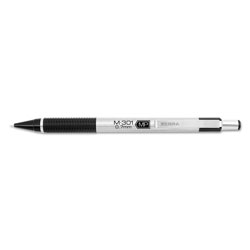 Zebra Pen M-301 Mechanical Pencil, 0.7 mm, HB (#2.5), Black Lead, Steel/Black Accents Barrel