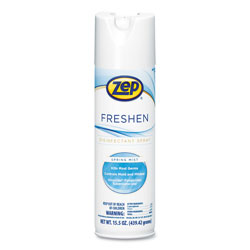 Zep Commercial® Freshen Disinfectant Spray, Spring Mist, 15.5 oz Aerosol Spray