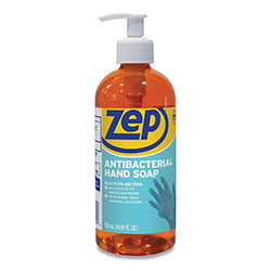 Zep Commercial® Antibacterial Hand Soap, Floral, 6.9 oz Bottle, 12/Carton
