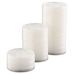 Dart Plastic Cold Cup Lids, Fits 10oz Cups, Translucent, 1000/Carton view 1