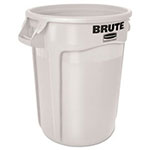Rubbermaid Round Brute Container, Plastic, 20 gal, White view 1