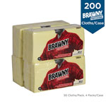 Brawny Professional® Disposable Dusting Cloth, Yellow, 50 Cloths/Pack, 4 Packs/Case view 3