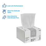 Pacific Blue Basic Recycled 3-Ply Disposable Delicate Task Wiper (Previously AccuWipe®), Large, White, 280 Wipers/Box, 60 Boxes/Case, Wiper (WxL) 4.5