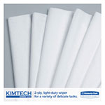 Kimtech™ Kimwipes Delicate Task Wipers, 2-Ply, 11 4/5 x 11 4/5, 119/Box, 15 Boxes/Carton view 4
