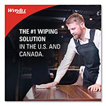 WypAll® X60 Cloths, Jumbo Roll, White, 12 1/2 x 13 2/5, 1100 Towels/Roll view 2