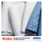 WypAll® X50 Cloths, Jumbo Roll, 9 4/5 x 13 2/5, White, 1100/Roll view 3