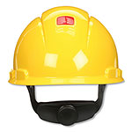 3M SecureFit Hard Hat with Uvicator, Four-Point Ratchet Suspension, Yellow orginal image