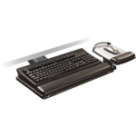 3M Sit/Stand Easy Adjust Keyboard Tray, Highly Adjustable Platform,, Black orginal image
