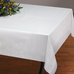 Hoffmaster Tablecover, Paper White 50X108 1 Ply Linen-Like view 1