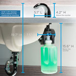 enMotion Automated Touchless Counter Mount Soap Dispenser, Chrome Finish view 2