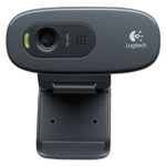 Logitech C270 HD Webcam, 1280 pixels x 720 pixels, 1 Mpixel, Black view 3