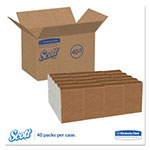 Scott® Tall-Fold Dispenser Napkins, 1-Ply, 7 x 13.5, White, 500/Pack, 20 Packs/Carton view 2
